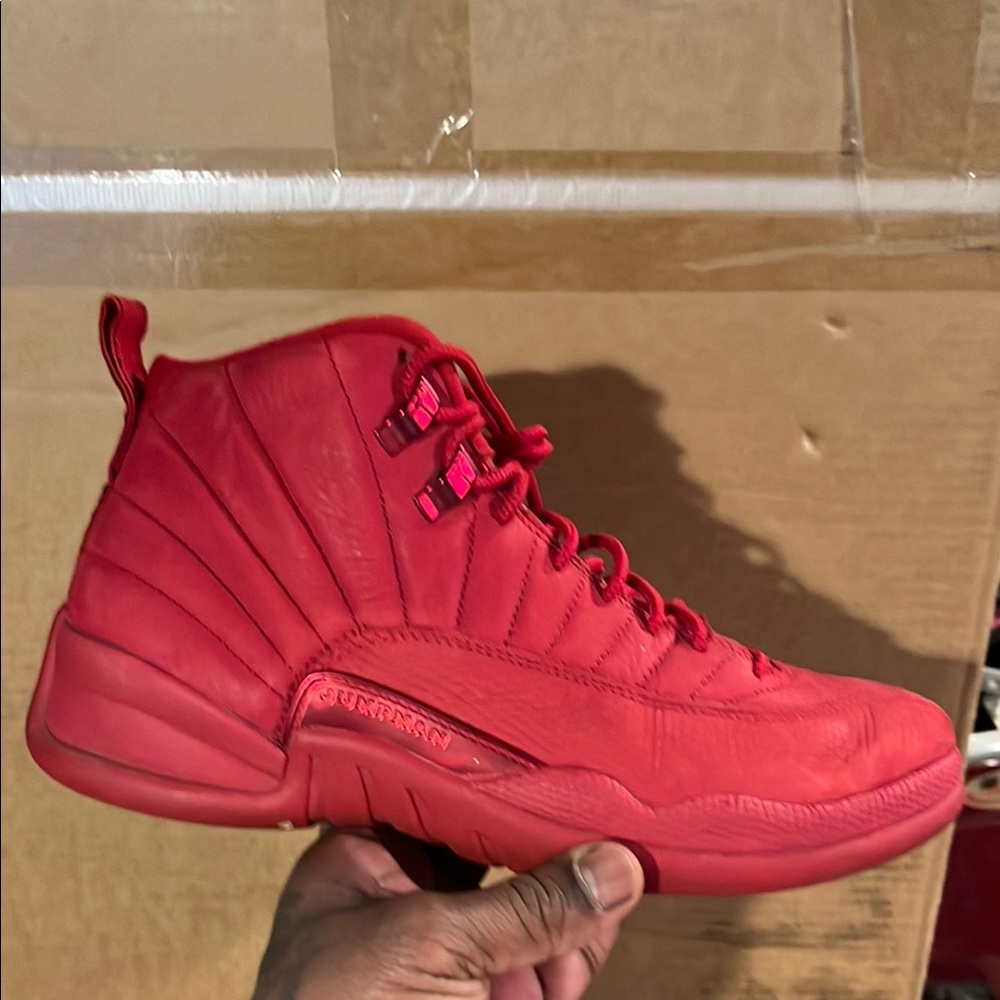 Red High-Top Sneakers